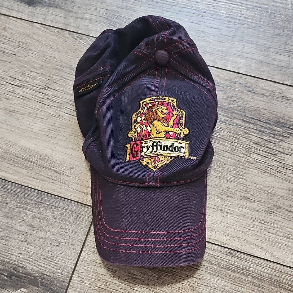 Warner Bros Vintage Harry Potter Gryffindor Baseball Hat Cap Adjustable 2000
